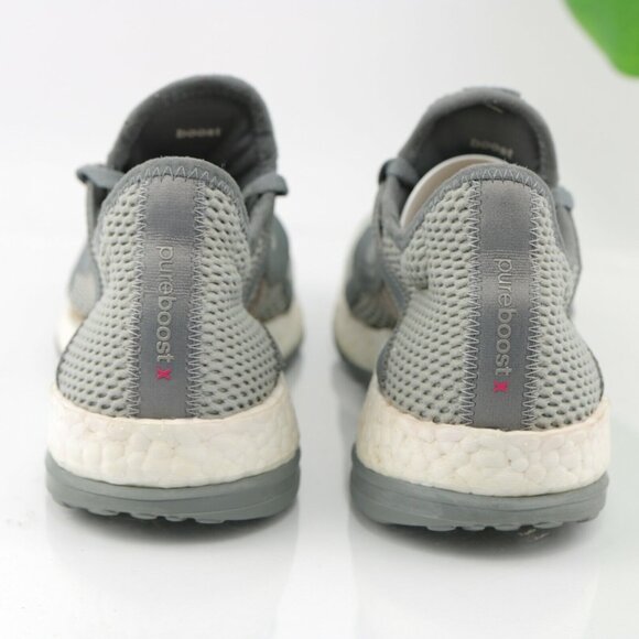Adidas Womens Boost Running Shoe Size 8 All Terrain Sneaker Gray Stretch Knit - Picture 6 of 12